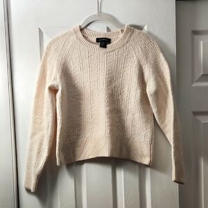 Club Monaco Cream Wool Sweater